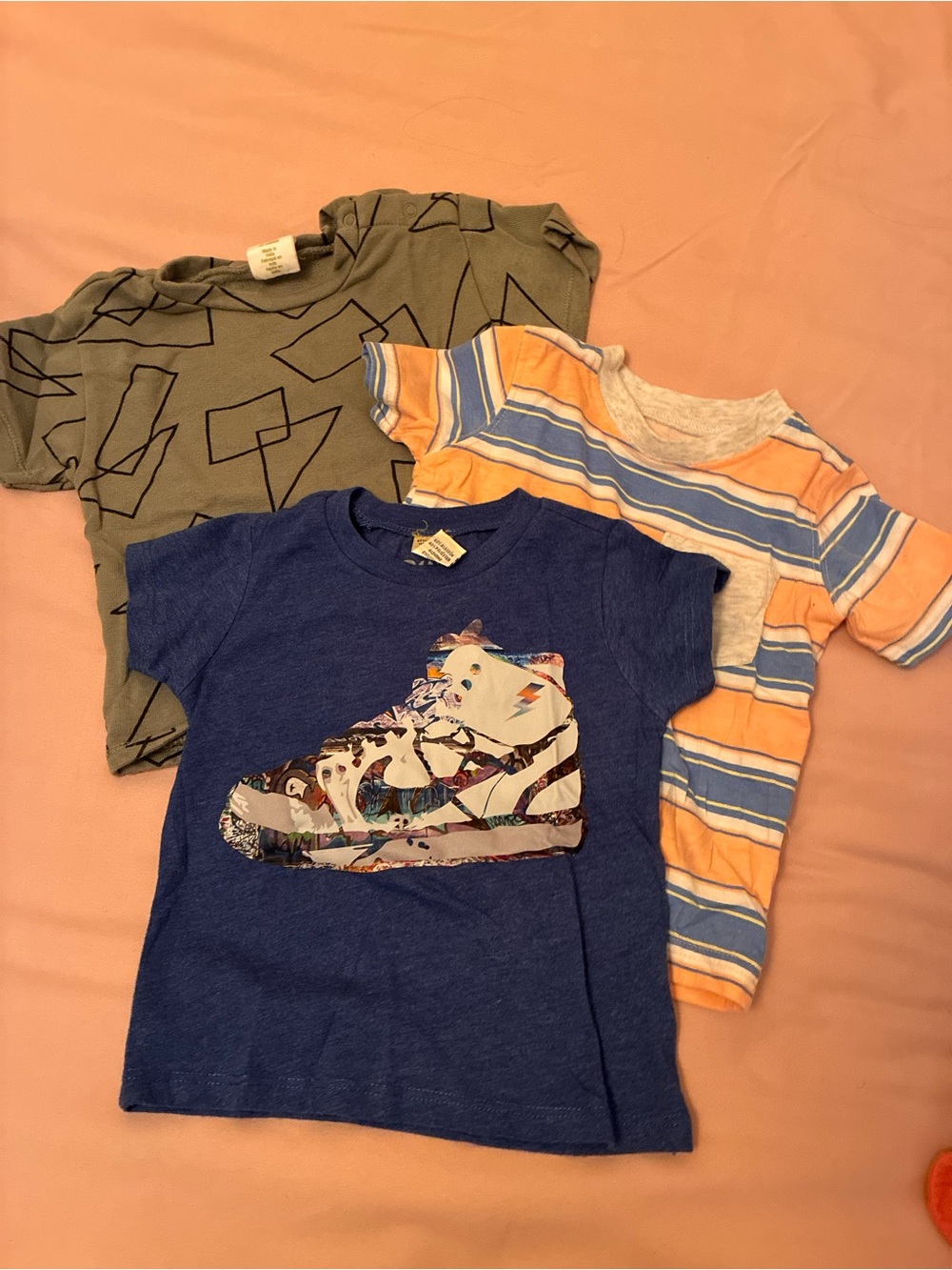 Bundle of three baby boys shirts size 12 months